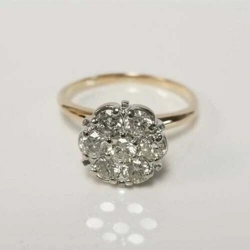 Cluster flower shape ring - cluster,